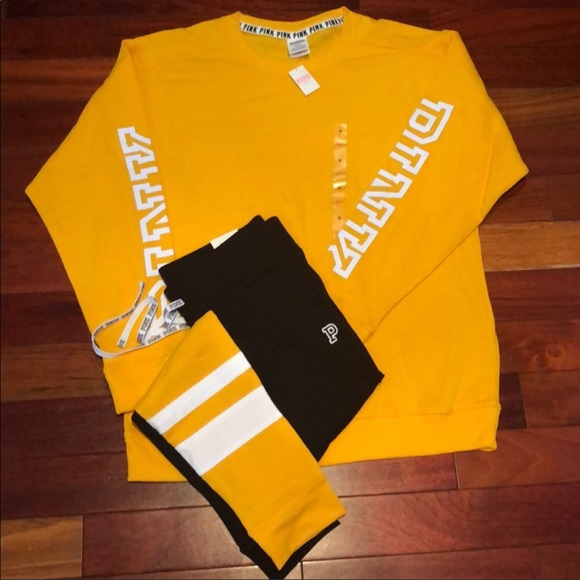 NWT VS PINK GOLDEN GLOW SET - Picture 2 of 8